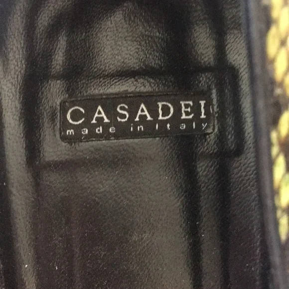 ❤️CASADEI❤️SNAKE skin heels size (8 1/2) - Picture 4 of 8